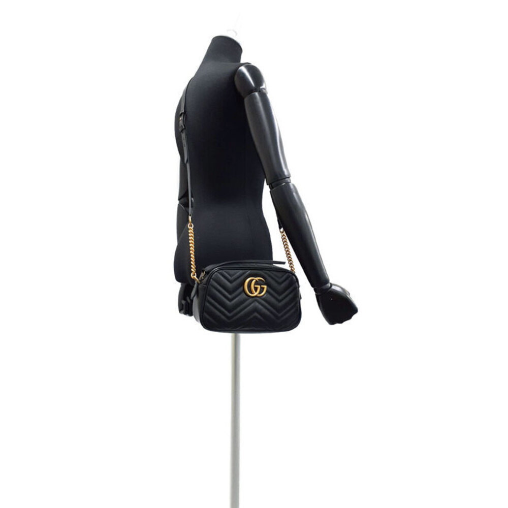 Gucci Marmont Shoulder Chain GG Bag - Picture 9 of 9